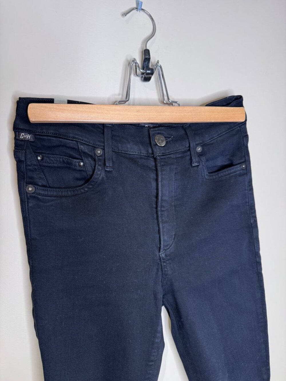 Citizens of Humanity | 'Rocket' High-Rise Skinny Jeans | Black | Size: 27  - Picture 8 of 11